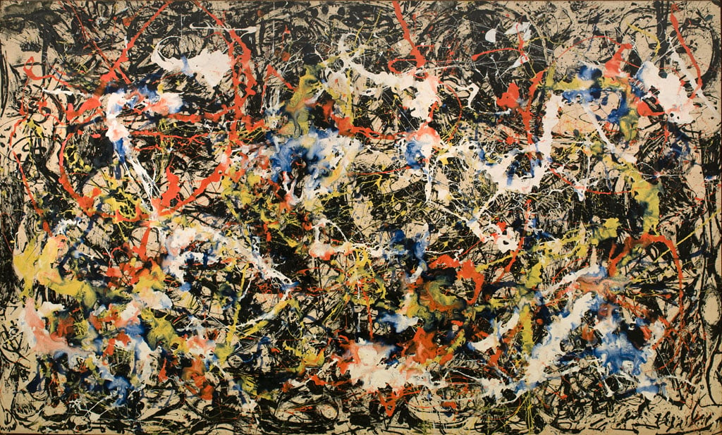 Convergence by Jackson Pollock (1952) from Van Gogh to Rothko: Masterworks from the Albright-Knox Art Gallery