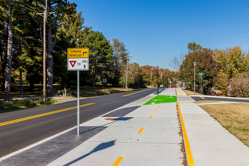 Have a look at the new Old Wire Road cycle track - Fayetteville Flyer