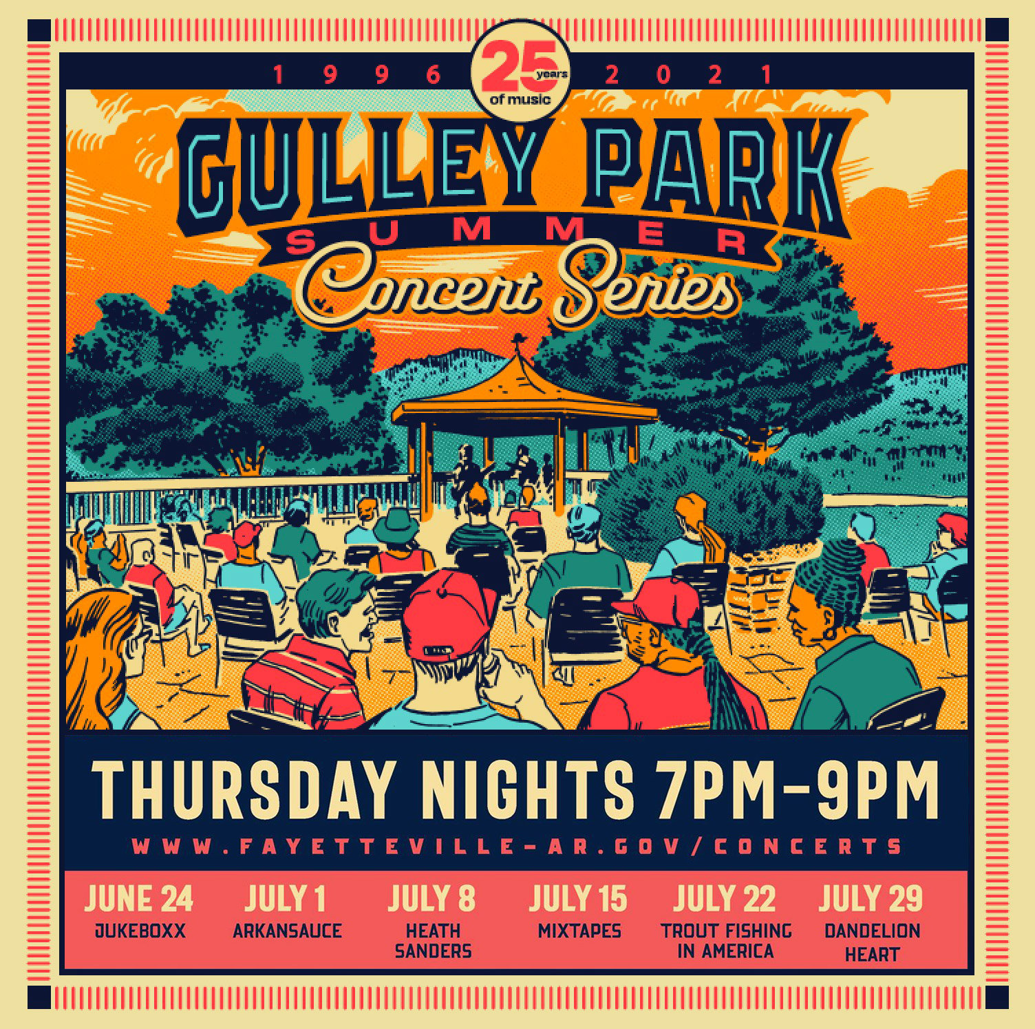 Gulley Park Concert Series to return, celebrate 25th anniversary this