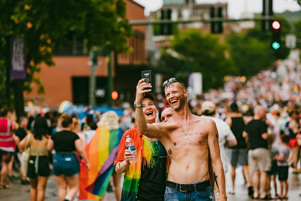 Thousands gather on Fayetteville's Dickson Street for annual Pride