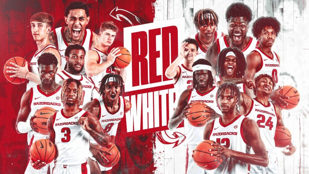 Reminder: Razorback men's basketball team to host Red-White game