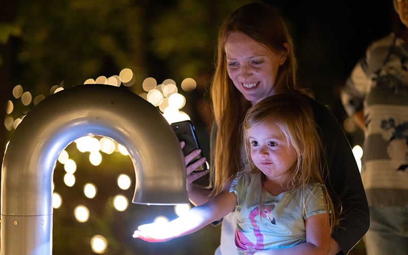 Sponsored Crystal Bridges’ Outdoor, Nighttime Experience is Open for Its Final Season