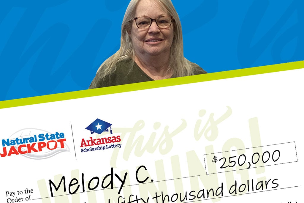 Smithville woman claims $250,000 in Arkansas lottery