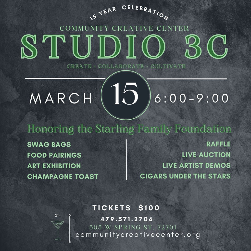 Sponsored Community Creative Center to host 15-year anniversary celebration March 15