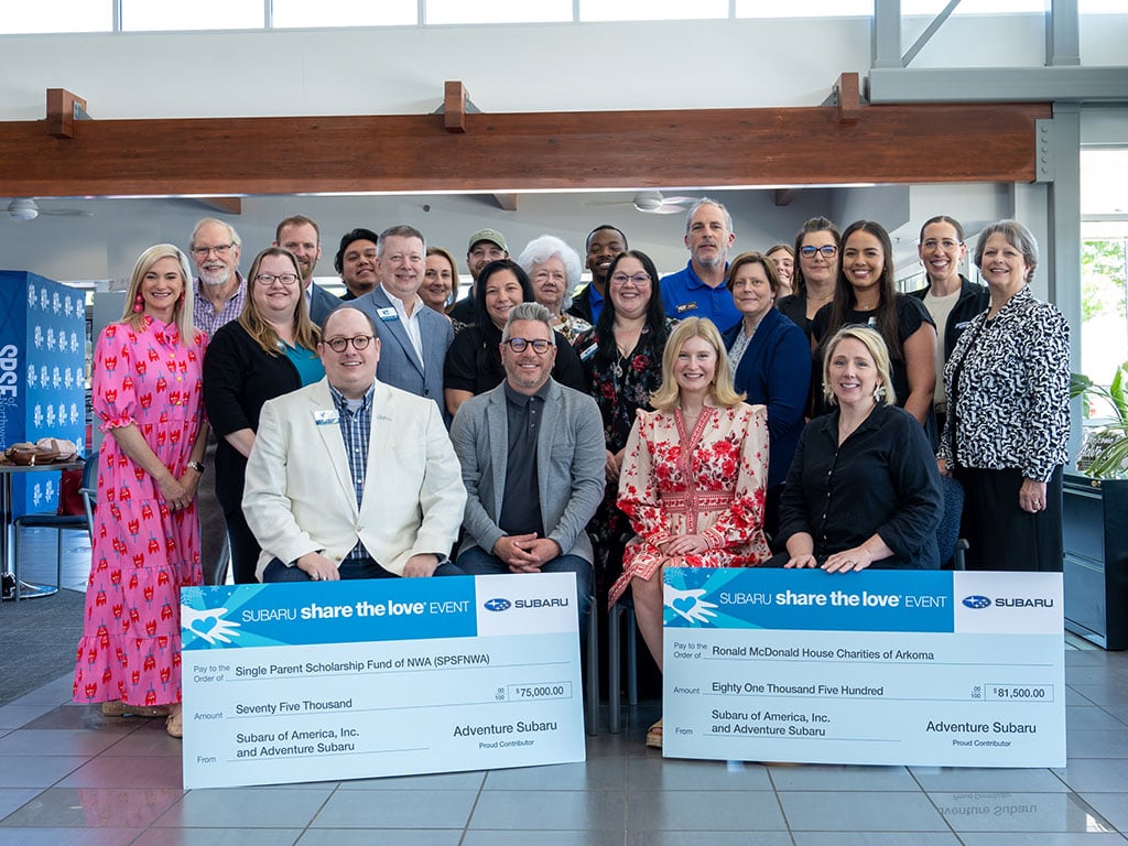 Adventure Subaru donates over $150,000 to local nonprofits
