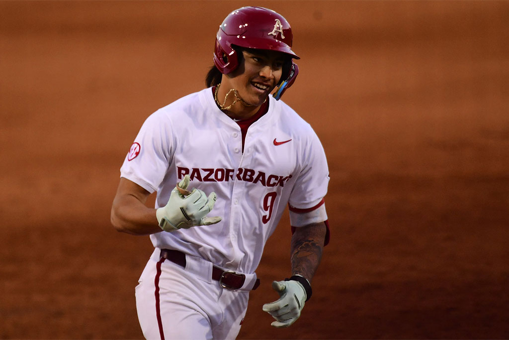 Diamond Hogs top Ole Miss, win 19th straight home game