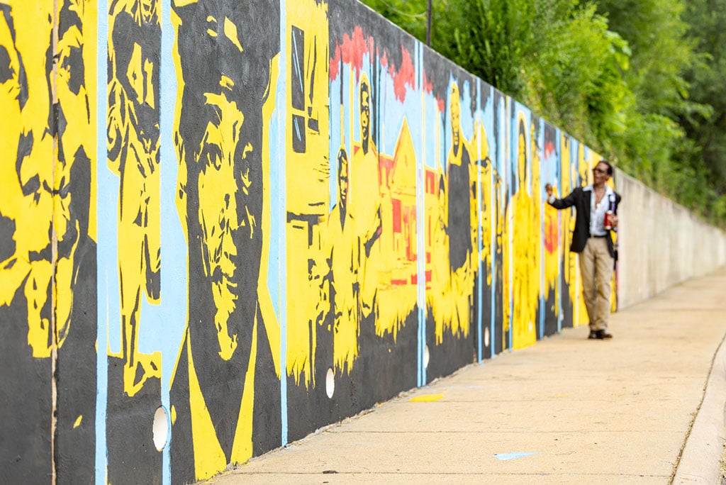 WITH PHOTOS: Fayetteville celebrates ‘Remembrance’ mural on Nelson Hackett Boulevard